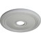 Ekena Millwork Diane Ceiling Medallion (Fits Canopies up to 5 3/8"), Hand-Painted Frost, 18"OD x 3 5/8"ID x 1 1/8"P CM18DIFRF - alternate 3